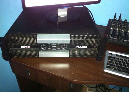 2 Boxe Omnitronic tx.2520 + Amplificator BMG PM400 +Mixer