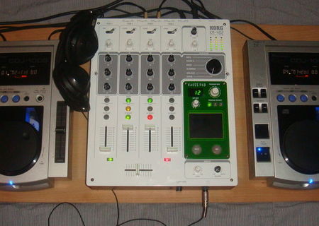 2 cd- playere pioneer cdj 100S + mixer Korg KM- 402