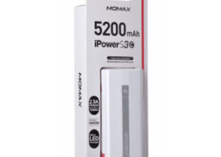 Acumulator Extern Momax, iPower S3C, Dual Output, 5200mAh, Acumulator Extern Momax, iPower S3C, Dual Output, 5200mAh,