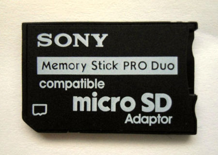 Adaptor SONY (Micro SD la Pro DUO) POZE REALE