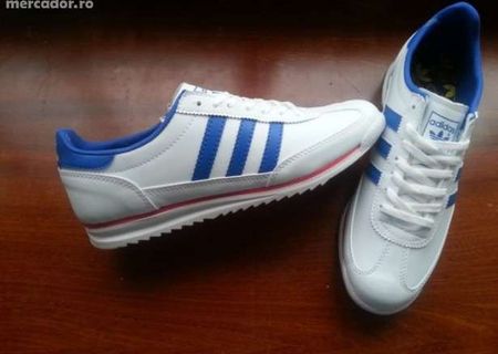 Adidasi ADIDAS alb cu albastru cod 24 Adidasi ADIDAS alb cu albastru cod 24