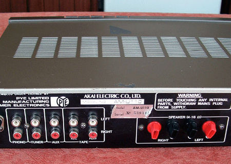 Akai Stereo Model Am U110 Amplificator