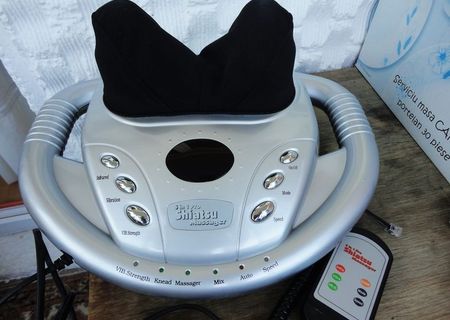 Aparat de masaj SHIATSU MASSAGER 5 IN 1 multifunctional Aparat de masaj SHIATSU MASSAGER 5 IN 1 multifunctional