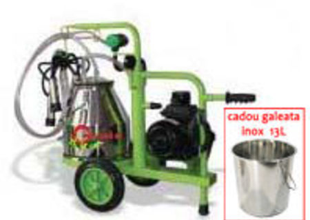 APARAT DE MULS 1P+1*30L AL + galeata inox APARAT DE MULS 1P+1*30L AL + galeata inox