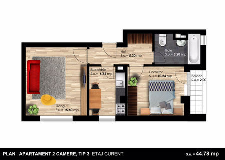 Apartament 2 camere Apartament 2 camere