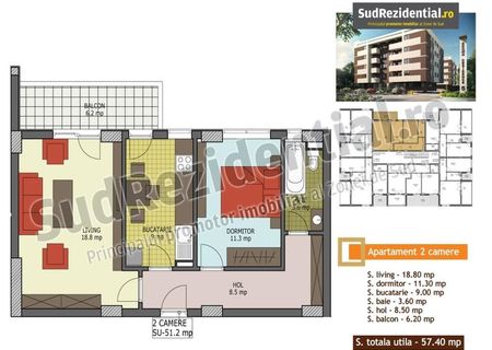 Apartament 2 camere