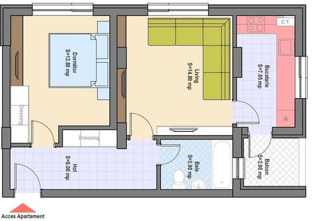 Apartament 2 camere, 50mp, Berceni Apartament 2 camere, 50mp, Berceni