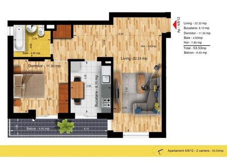 Apartament 2 camere 60mp Berceni langa Metrou Apartament 2 camere 60mp Berceni langa Metrou