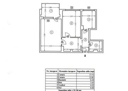 Apartament 2 camere decomandat Zona P-ta Muncii