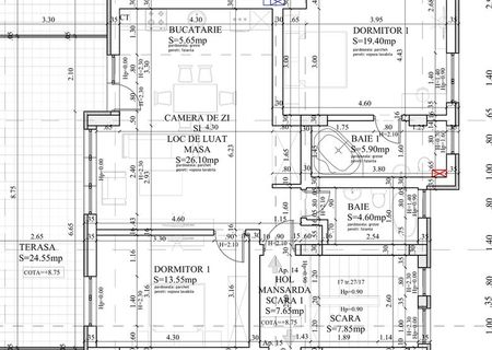 Apartament 2 camere mansarda