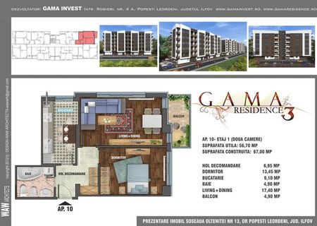 Apartament 2 camere sos. Oltenitei stradal – finisaje de lux. Apartament 2 camere sos. Oltenitei stradal – finisaje de lux.