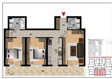 Apartament 3 camere 88mp Berceni langa Metrou Apartament 3 camere 88mp Berceni langa Metrou