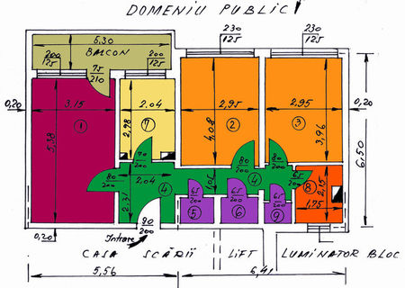 Apartament 3 camere confort 1 decomandat fără îmbunătaţiri Apartament 3 camere confort 1 decomandat fără îmbunătaţiri