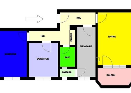 Apartament 3 camere in Sacele, Brasov
