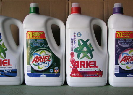 Ariel, Lenor, Domestos, Jar