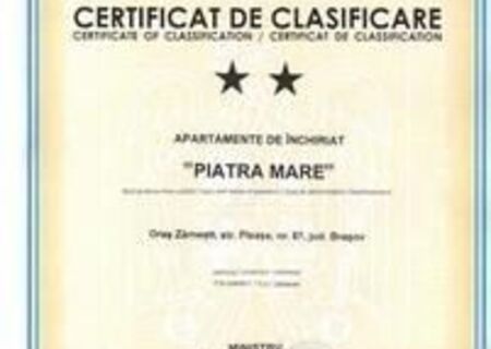 Autorizare camere si apartamente in regim hotelier