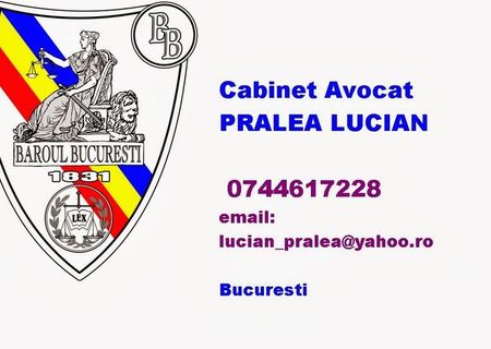 Avocat Pralea Lucian -Bucuresti
