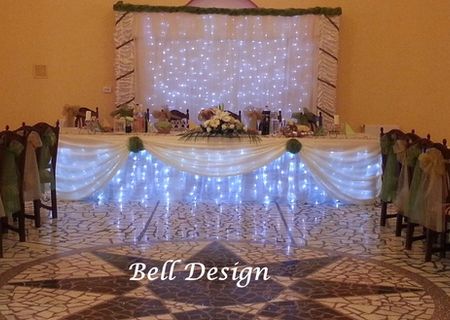 Bell Design va ofera aranjamente pentru nunti, botezuri si alte evenimente speciale. Bell Design va ofera aranjamente pentru nunti, botezuri si alte evenimente speciale.