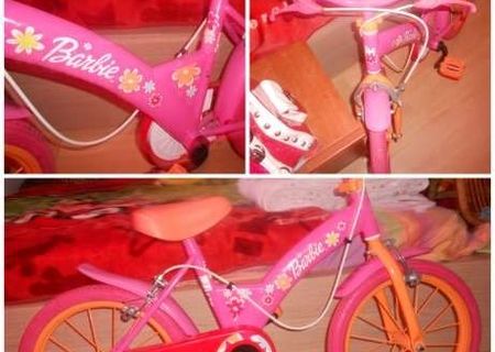 Bicicleta Barbie roz pt fetite Bicicleta Barbie roz pt fetite