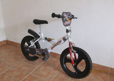 BICICLETA COPII DINO BIKES 16"