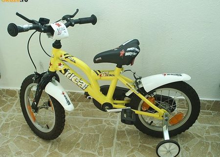 Bicicleta copii Ideal Junior 14 Vtrack ATB Series Galbena