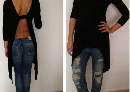 bluza dama spate gol