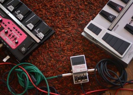 BOSS GT-10B + RC-300 + SYB-5 + KORG Kaoss Pad Quad