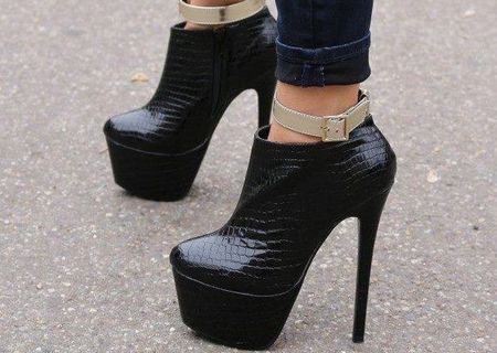 Botine cu toc inalt