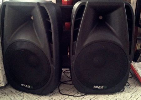 Boxe active Ibiza Sound BT15A-PACK 15" 500W Speaker Pack