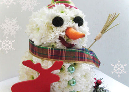 Cadou floral-om de zapada