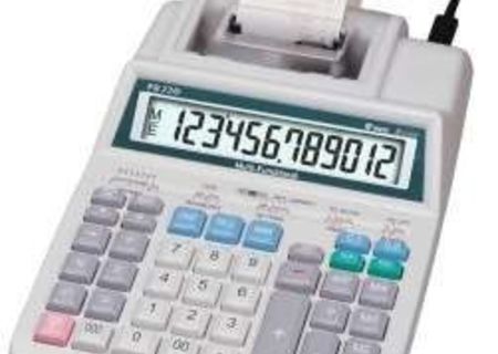 calculator birou cu imprimanta