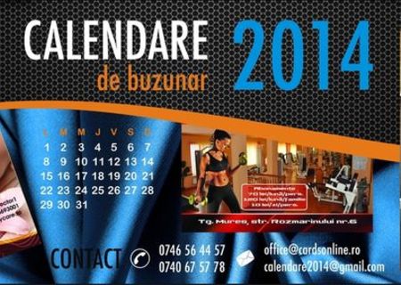 Calendare de Buzunar - Personalizate Calendare de Buzunar - Personalizate