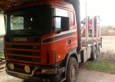 camion  scania 164 G cu remorca