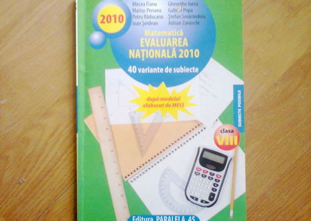 Carte evaluarea nationala clasa a8a