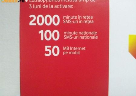 cartele vodafone 3 luni gratuit!