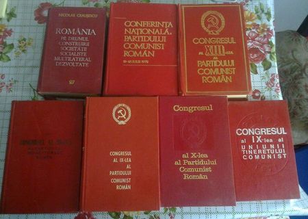 carti congresul partidului comunist roman