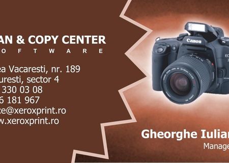 Carti de vizita, cataloage, lucrari de liploma, etc.