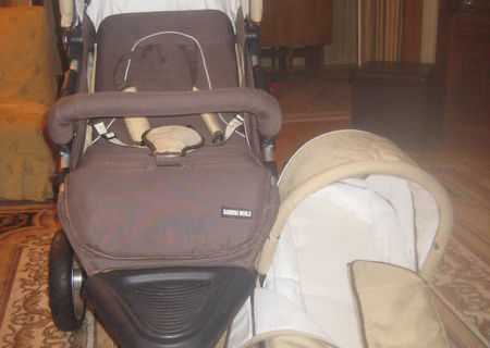 Carucior bebe-copil 3 in 1 (marca Bambino)