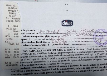 Carucior Chicco Trio Tour 4 Autofix