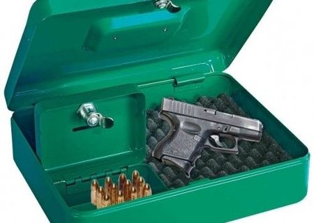 Caseta pistol din tabla de otel ROTTNER COMSAFE GUNBOX -NOU Caseta pistol din tabla de otel ROTTNER COMSAFE GUNBOX -NOU