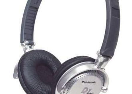 Casti Panasonic Over-Head RP-DJ100E-S silver.