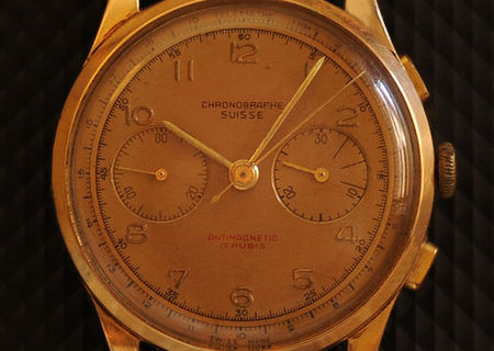 Ceas de aur CHRONOGRAPHE SUISSE