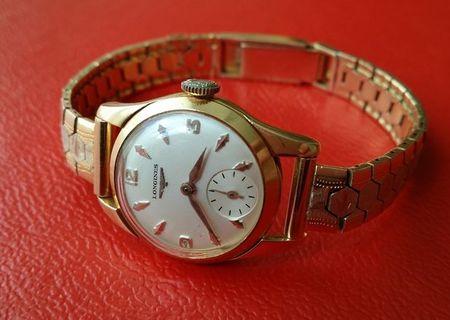 Ceas longines de dama din aur 18k 32.07 grame