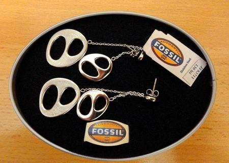 Cercei Autentici Fossil JF83711 in Cutie Cadou Originala Fossil