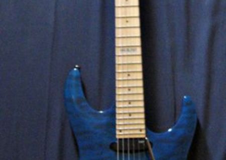 Chitara electrica ESP LTD MH- 103QM See Thru Blue