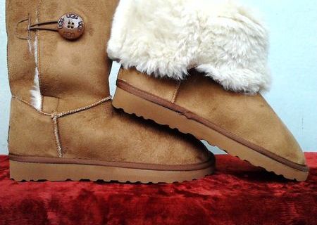 Cizme dama ugg Australia CAMEL 1 nasture, marimi  37 38 39 40