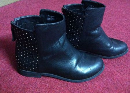 Cizme de piele Zara
