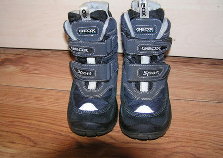CIZME GEOX BAIETI- marimea 27, interior 18 cm, IMPERMEABILE- GORETEX
