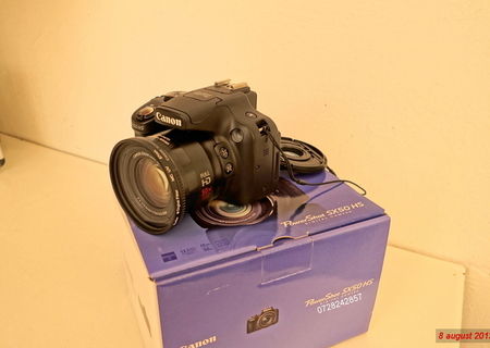 cmera foto Canon sx50hs,noua,accesorii complete,bonus.