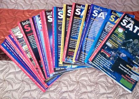 COLECTIA REVISTEI INFOSATELIT PLUS BONUS COLECTIA REVISTEI INFOSATELIT PLUS BONUS